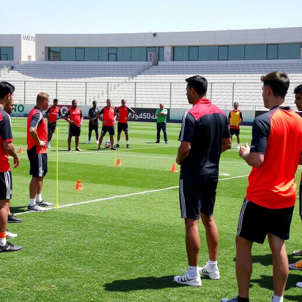 澳亚国际游戏-阿尔艾因赛前战术培训，提升比赛执行力